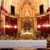Ofrenda de flores de la Federación Gestora de Festejos Populares a la Virgen de la Asunción