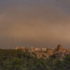 La sorpresa del arcoiris sobre Elche