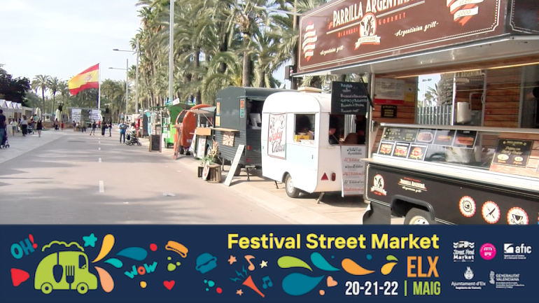 Festival Street Market Elx durante todo el fin de semana en el Paseo de la Estación