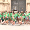 Pasacalles de la Reinas y Damas de las Comisiones de la UFECE por el centro de Elche