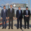 El Rey, Pedro Sánchez, Ximo Puig y el presidente de Murcia, que pidió suprimir la parada de Elche, en la estación del AVE