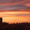 Los colores del primer amanecer de 2023 en Elche