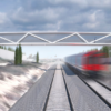 Así será la pasarela peatonal sobre la vía del tren en Altabix-Universidad