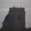 El campanario de Santa María ya luce palma blanca