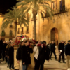 Vía Crucis de la Junta Mayor de Semana Santa de Elche con el Cristo de Zalamea