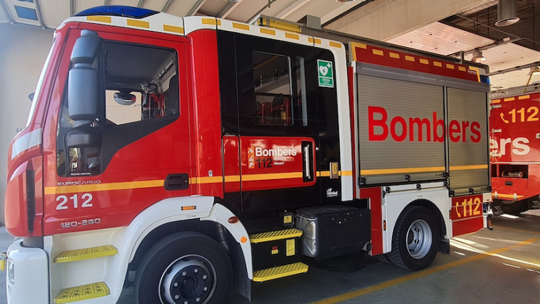 Herido con quemaduras de segundo grado en el incendio de una casa de campo en Carrús