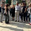 El alcalde y miembros del gobierno supervisan la situación de la calle Clara Campoamor