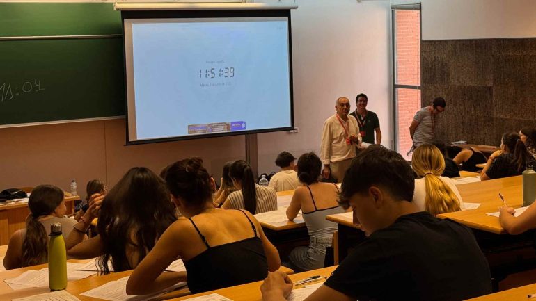 El 96,1% del alumnado presentado supera las Pruebas de Acceso a la Universidad