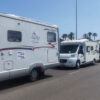 Protesta de autocaravanistas por las dificultades que tienen para aparcar