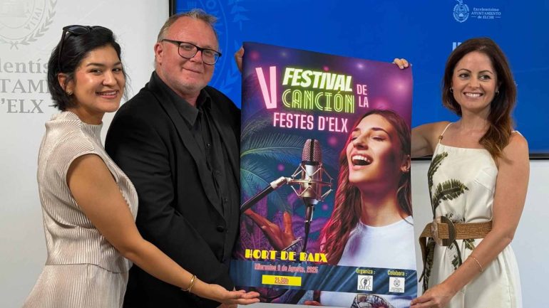 El Hort de Baix acogerá el 6 de agosto la V edición del Festival de la Canción Festes d’Elx