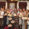 El pay-pay del Misteri está inspirado en los ángeles de la portada barroca de Santa María
