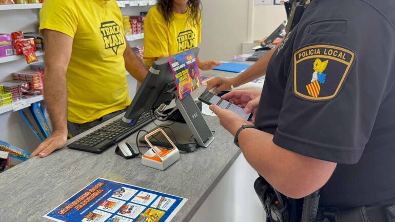 Inspecciones en los puntos de venta de productos pirotécnicos
