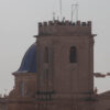 El día después de la Nit de l’Albà: retiran la silueta de la Virgen de la Torre-Campanario de Santa María