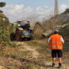 Limpieza y desbroce del barranco de San Antón ante posibles lluvias