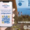 Santa Pola. Nuevo cartel turístico con código QR para facilitar el acceso a la información
