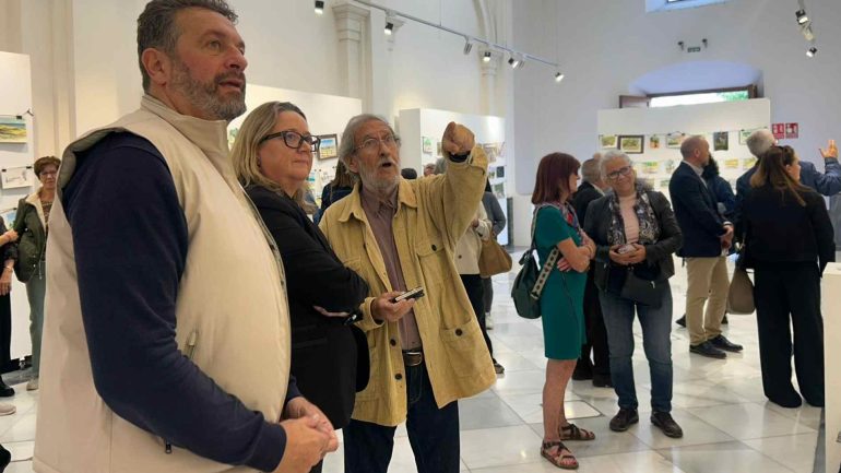 Trabajos de 46 artistas se pueden ver en la exposición «Cuadernos Viajeros en el Clot de Galvany»