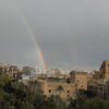 Y apareció el arcoíris sobre Elche