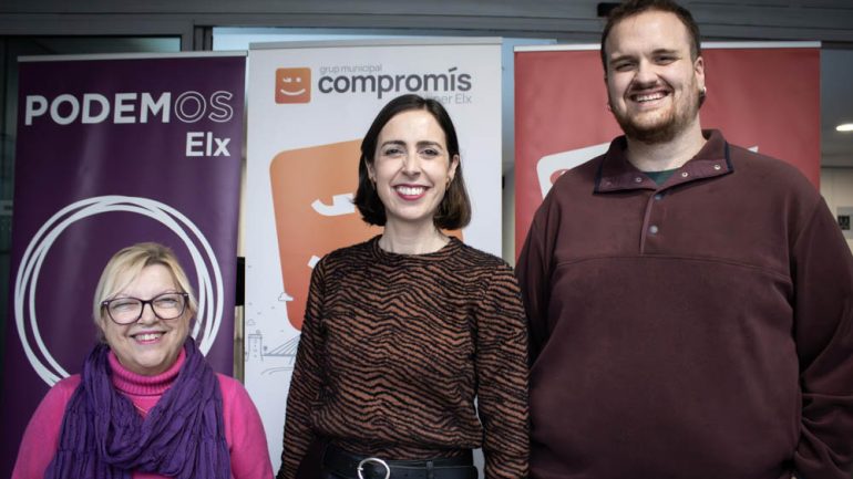 Las enmiendas de Compromís, Esquerra Unida y Podem Elx al presupuesto del Ayuntamiento de Elche