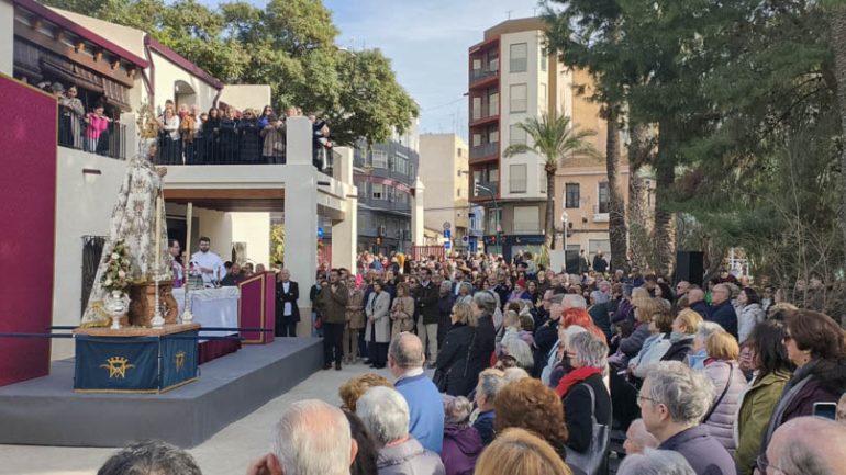 Romería de la Virgen de la Asunción e inauguración de la escultura y de la Casa de la Virgen