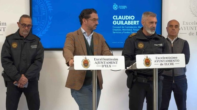 Dispositivo policial, de autobuses y de limpieza para la Navidad 2025