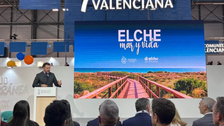 Elche en FITUR. Se ha presentado el proyecto “Mar y Vida” y un nuevo hotel