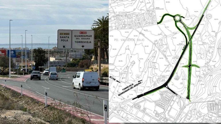 Santa Pola. El pleno pide al Ministerio de Transportes cuatro mejoras viarias, entre ellas, el acceso desde la N-332