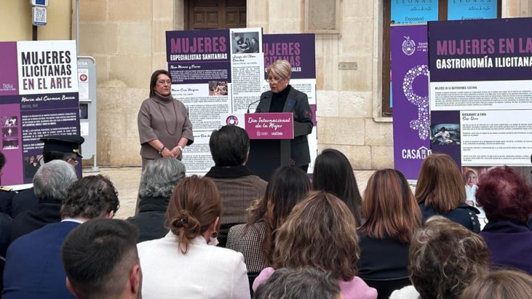 El Ayuntamiento de Elche reconoce a mujeres de la gastronomía y de la sanidad en este 8M