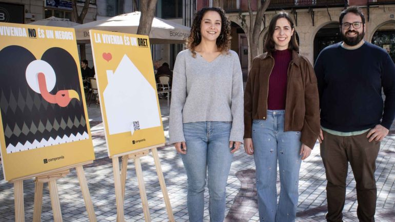 Compromís presenta la campaña «La vivienda no es un negocio, la vivienda es un derecho»