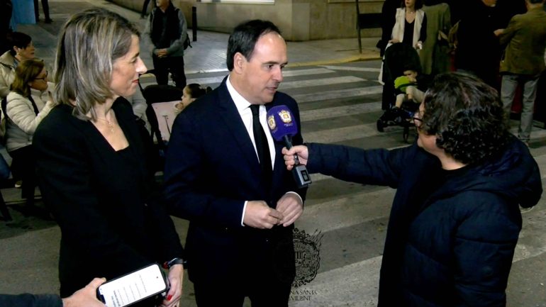 Crevillent. Pérez Llorca: “La Semana Santa de Crevillent es una de las más emblemáticas de la Comunitat Valenciana”