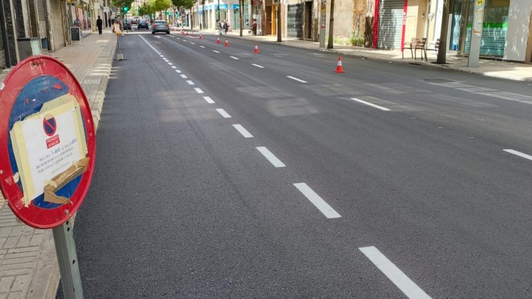 Avanza el Plan de Asfaltado en Elche, que tiene una inversión de 2,1 millones de euros