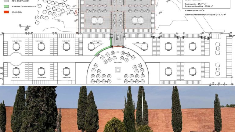 Santa Pola. En la ampliación del cementerio nuevo se harán 544 nichos y 1.296 columbarios