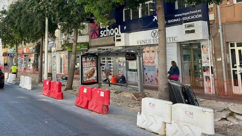 La renovación de la avenida de Alicante tiene un presupuesto de 253.000 euros