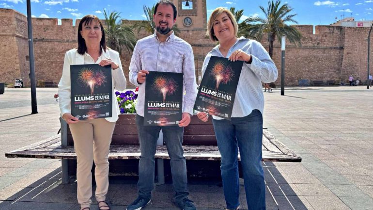 Santa Pola. La segunda edición del espectáculo piroacuático “Llums de la Mar” utilizará 1.200 kilos de pólvora
