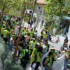 Profesorado de Elche acude a la manifestación de Alicante en el inicio de la segunda semana de huelga indefinida en educación