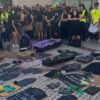 Huelga en educación: marcha ciclista, velatorio y donación de sangre