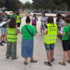 Acaba la cuarta semana de la huelga indefinida en educación dando clase en la calle