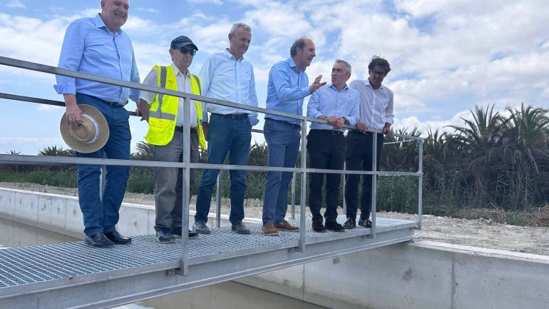 Finalizan las obras de rehabilitación del Primer Canal de Riegos de Levante