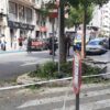 Excarcelan a dos personas de un vehículo tras un accidente en la calle Jorge Juan