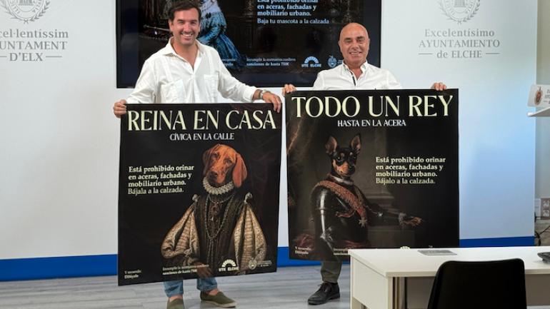 Campaña para que las mascotas no orinen en las aceras