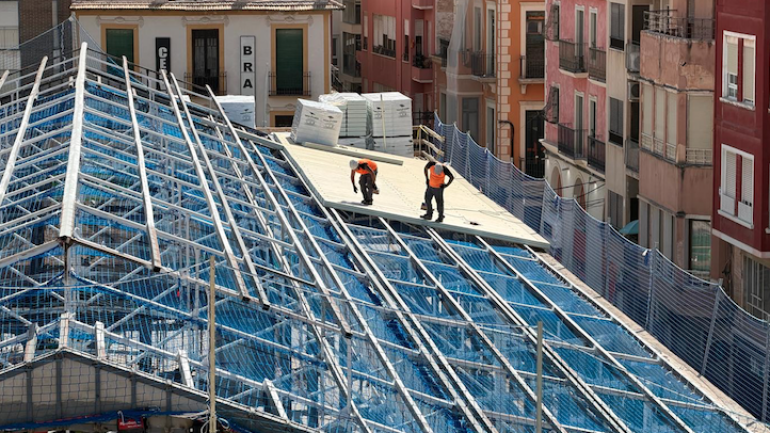 Así avanzan los trabajos en el Mercado Central