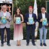 Moros y Cristianos presenta la Revista; al Rei Jaume I, Diego Ferrández; y al Mantenedor, Antonio Sánchez