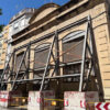 El desmontaje de la fachada de Riegos El Progreso comenzará a finales de agosto