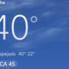 Se cumplen las previsiones y se alcanzan los 40 grados