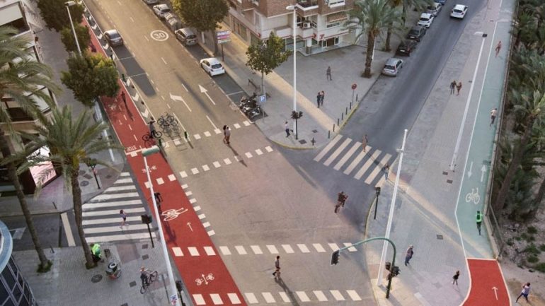 CONTIGO Elche pide un estudio técnico sobre la idoneidad de los carriles bici