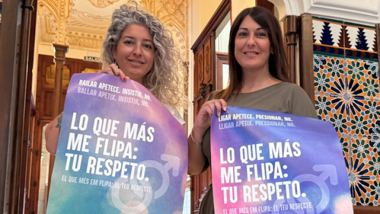 Santa Pola. “Lo que más me flipa: tu respeto”, campaña para unas fiestas libres de violencias machistas