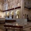 La basílica de Santa María se va transformando para las representaciones del Misteri d’Elx