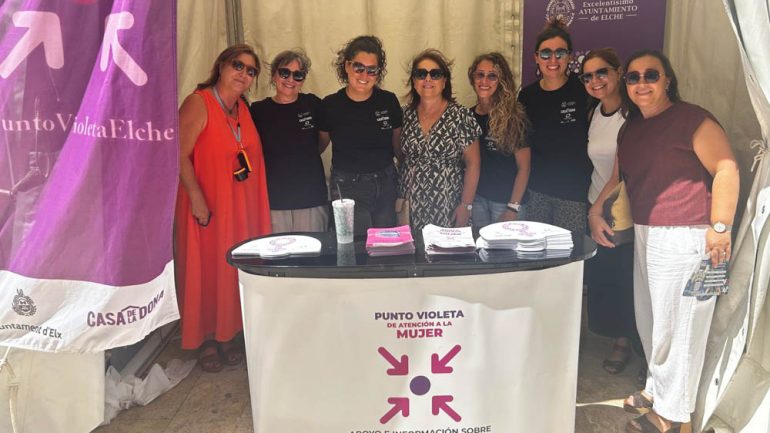 Los Puntos Violeta posibilitan la detención de un hombre por agredir a una mujer durante las Fiestas de Elche 2026