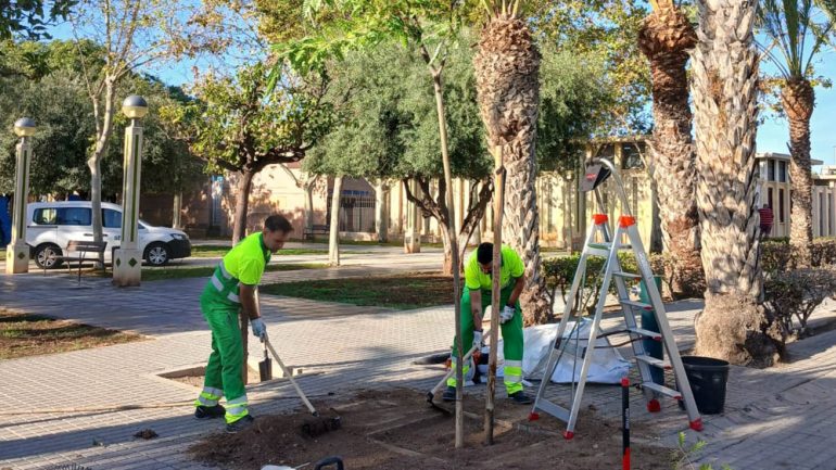 Ya está trabajando la empresa adjudicataria del servicio de Parques y Jardines