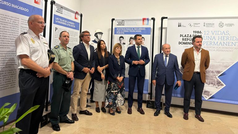 Llega a Elche la exposición “12 vidas. Una herida permanente”, un homenaje a víctimas de ETA