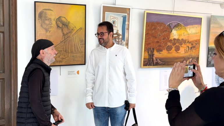 Exposición de la Asociación de Bellas Artes con «Versos pintados»